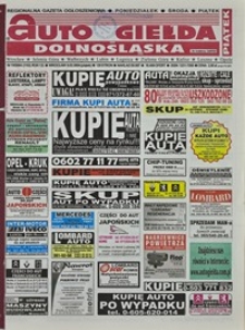 Auto Giełda Dolnośląska : regionalna gazeta ogłoszeniowa, 2004, nr 15 (1103) [6.02]