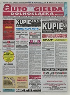 Auto Giełda Dolnośląska : regionalna gazeta ogłoszeniowa, 2004, nr 16 (1104) [9.02]
