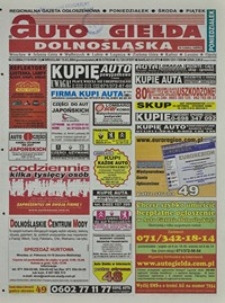 Auto Giełda Dolnośląska : regionalna gazeta ogłoszeniowa, 2004, nr 31 (1119) [15.03]