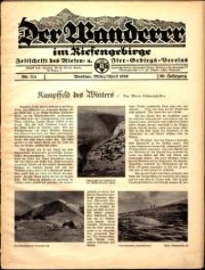 Der Wanderer im Riesengebirge, 1940, nr 3-4