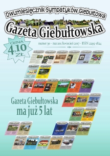 Gazeta Giebułtowska : dwumiesięcznik sympatyk&oacute;w Giebułtowa, 2017, nr 30