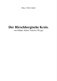 Der Hirschbergische Kreis [Dokument elektroniczny]
