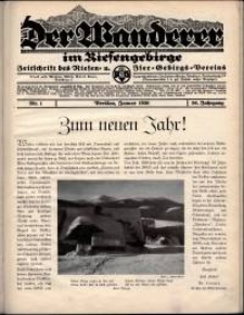 Der Wanderer im Riesengebirge, 1936, nr 1