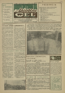 Wspólny cel : gazeta załogi ZWCH "Chemitex-Celwiskoza", 1989, nr 33 (1114)
