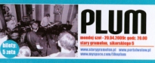 Bilet na koncert zespołu Plum [Dokument życia społecznego]