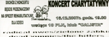 Bilet na koncert charytatywny na sprzęt rehabilitacyjny dla dzieci [Dokument życia społecznego]