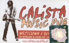 Wejści&oacute;wka do klubu muzycznego Calista [Dokument życia społecznego]