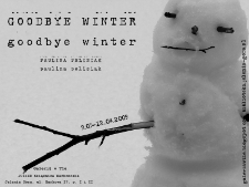 Paulina Pelisiak - Goodbye winter - plakat [Dokument życia społecznego]