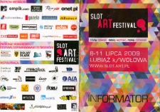 Informator Slot Art Festiwal w Lubiążu 2009 [Dokument życia społecznego]