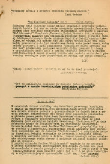 Solidarność Lubiąża nr 1 [1 marca 1981] [Dokument elektroniczny]