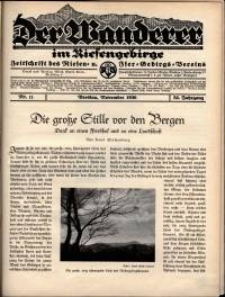Der Wanderer im Riesengebirge, 1936, nr 11