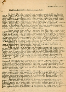 Niedobre incydenty w Lubiążu - 26 listopada 1981 [Dokument elektroniczny]
