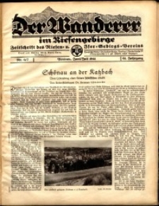 Der Wanderer im Riesengebirge, 1941, nr 6-7