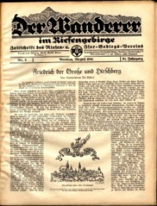 Der Wanderer im Riesengebirge, 1941, nr 8