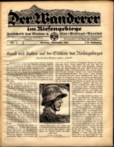 Der Wanderer im Riesengebirge, 1941, nr 11