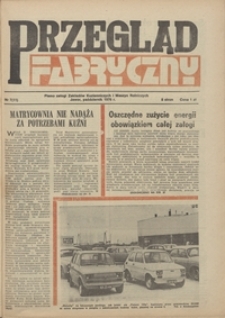 Przegląd Fabryczny : pismo załogi Zakładów Kuzienniczych i Maszyn Rolniczych w Jaworze, 1976, nr 7 (11)