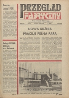Przegląd Fabryczny : pismo samorządu robotniczego Zakładów Kuzienniczych i Maszyn Rolniczych w Jaworze, 1977, nr 8 (21)