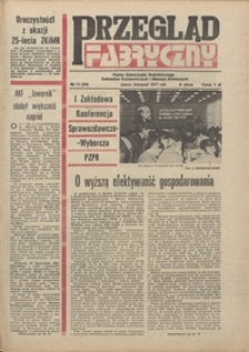 Przegląd Fabryczny : pismo samorządu robotniczego Zakład&oacute;w Kuzienniczych i Maszyn Rolniczych w Jaworze, 1977, nr 11 (24)