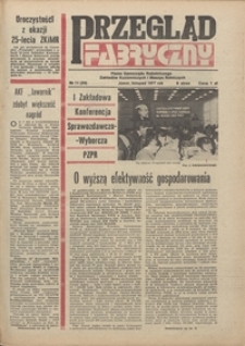 Przegląd Fabryczny : pismo samorządu robotniczego Zakładów Kuzienniczych i Maszyn Rolniczych w Jaworze, 1977, nr 11 (24)