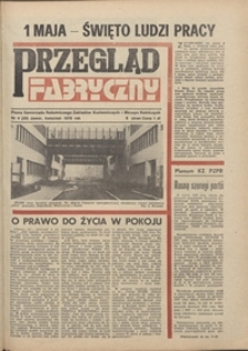 Przegląd Fabryczny : pismo samorządu robotniczego Zakład&oacute;w Kuzienniczych i Maszyn Rolniczych w Jaworze, 1978, nr 4 (29)