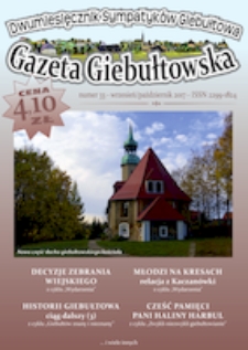 Gazeta Giebułtowska : dwumiesięcznik sympatyków Giebułtowa, 2017, nr 33