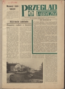 Przegląd Fabryczny : pismo Samorządu Pracowniczego Zakładów Kuzienniczych i Maszyn Rolniczych w Jaworze, 1982, nr 1 (65)