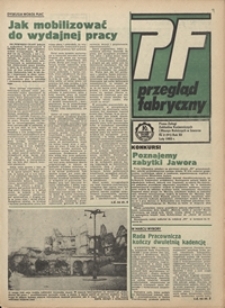 Przegląd Fabryczny : pismo załogi Zakładów Kuzienniczych i Maszyn Rolniczych w Jaworze, 1985, nr 2 (91)