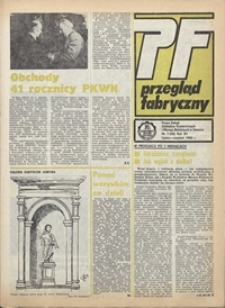 Przegląd Fabryczny : pismo załogi Zakładów Kuzienniczych i Maszyn Rolniczych w Jaworze, 1985, nr 7 (96)
