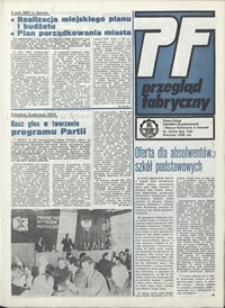 Przegląd Fabryczny : pismo załogi Zakładów Kuzienniczych i Maszyn Rolniczych w Jaworze, 1986, nr 4 (104)