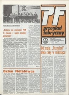 Przegląd Fabryczny : pismo załogi Zakładów Kuzienniczych i Maszyn Rolniczych w Jaworze, 1986, nr 5 (105)