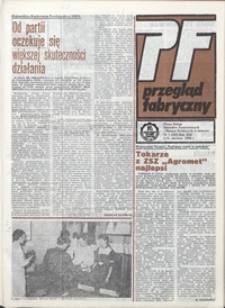Przegląd Fabryczny : pismo załogi Zakład&oacute;w Kuzienniczych i Maszyn Rolniczych w Jaworze, 1986, nr 7 (107)