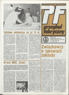 Przegląd Fabryczny : pismo załogi Zakładów Kuzienniczych i Maszyn Rolniczych w Jaworze, 1986, nr 9 (109)