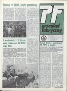 Przegląd Fabryczny : pismo załogi Zakładów Kuzienniczych i Maszyn Rolniczych w Jaworze, 1986, nr 10 (110)