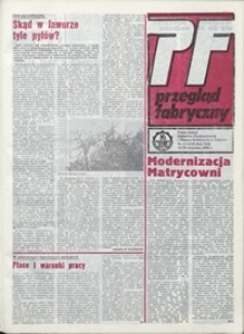 Przegląd Fabryczny : pismo załogi Zakładów Kuzienniczych i Maszyn Rolniczych w Jaworze, 1986, nr 13 (113)