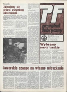 Przegląd Fabryczny : pismo załogi Zakładów Kuzienniczych i Maszyn Rolniczych w Jaworze, 1986, nr 17 (117)