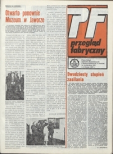 Przegląd Fabryczny : pismo załogi Zakładów Kuzienniczych i Maszyn Rolniczych w Jaworze, 1987, nr 3 (122)