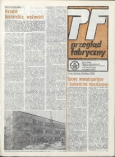 Przegląd Fabryczny : pismo załogi Zakładów Kuzienniczych i Maszyn Rolniczych w Jaworze, 1987, nr 6 (125)