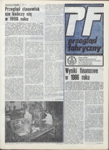 Przegląd Fabryczny : pismo załogi Zakładów Kuzienniczych i Maszyn Rolniczych w Jaworze, 1987, nr 7 (126)