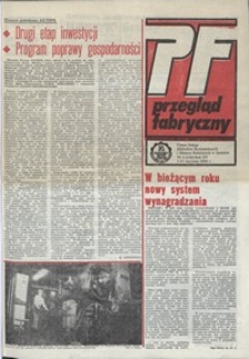 Przegląd Fabryczny : pismo załogi Zakładów Kuzienniczych i Maszyn Rolniczych w Jaworze, 1988, nr 1 (143)
