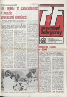 Przegląd Fabryczny : pismo załogi Zakładów Kuzienniczych i Maszyn Rolniczych w Jaworze, 1988, nr 7 (149)