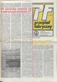 Przegląd Fabryczny : pismo załogi Zakładów Kuzienniczych i Maszyn Rolniczych w Jaworze, 1988, nr 8 (150)