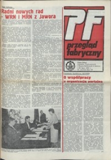 Przegląd Fabryczny : pismo załogi Zakładów Kuzienniczych i Maszyn Rolniczych w Jaworze, 1988, nr 13 (155)