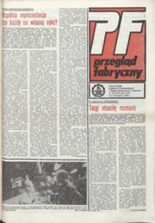 Przegląd Fabryczny : pismo załogi Zakładów Kuzienniczych i Maszyn Rolniczych w Jaworze, 1989, nr 20 (185)