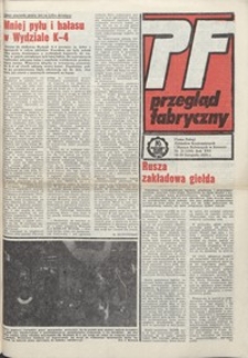 Przegląd Fabryczny : pismo załogi Zakładów Kuzienniczych i Maszyn Rolniczych w Jaworze, 1989, nr 21 (186)