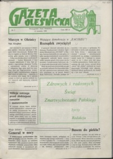 Gazeta Oleśnicka: dwutygodnik Ziemi Oleśnickiej, 1990, nr 02