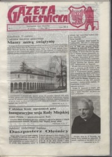 Gazeta Oleśnicka: dwutygodnik Ziemi Oleśnickiej, 1990, nr 07