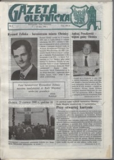 Gazeta Oleśnicka: dwutygodnik Ziemi Oleśnickiej, 1990, nr 8