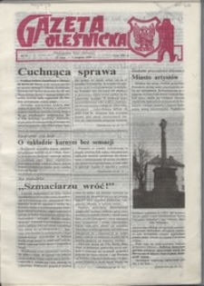 Gazeta Oleśnicka: dwutygodnik Ziemi Oleśnickiej, 1990, nr 9