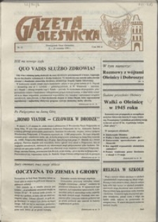 Gazeta Oleśnicka: dwutygodnik Ziemi Oleśnickiej, 1990, nr 12