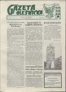 Gazeta Oleśnicka: dwutygodnik Ziemi Oleśnickiej, 1990, nr 14